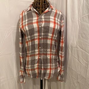 Red white and grey flannel